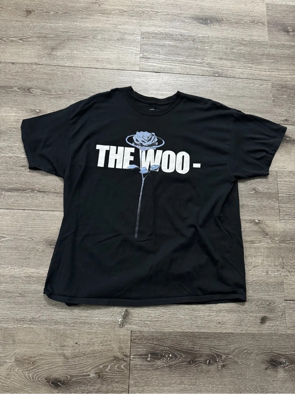 VLONE x Pop Smoke The Woo Men's Black T-Shirt Medium